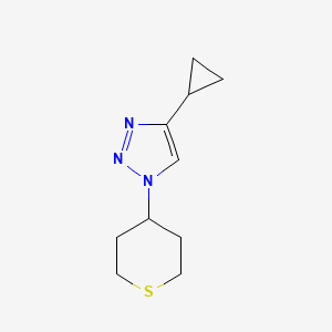 4-cyclopropyl-1-(tetrahydro-2H-thiopyran-4-yl)-1H-1,2,3-triazole