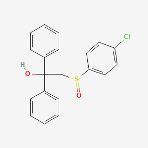 2-[(4-Chlorophenyl)sulfinyl]-1,1-diphenyl-1-ethanol