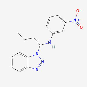 N-[1-(1H-1,2,3-Benzotriazol-1-yl)butyl]-3-nitroaniline