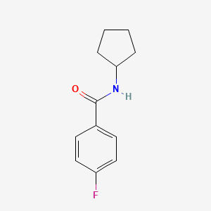 N-cyclopentyl-4-fluorobenzamide