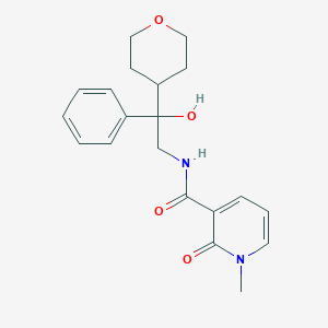 molecular formula C20H24N2O4 B2726176 N-[2-hydroxy-2-(oxan-4-yl)-2-phenylethyl]-1-methyl-2-oxo-1,2-dihydropyridine-3-carboxamide CAS No. 2034402-51-0