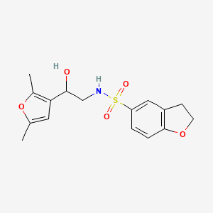 molecular formula C16H19NO5S B2726192 N-[2-(2,5-dimethylfuran-3-yl)-2-hydroxyethyl]-2,3-dihydro-1-benzofuran-5-sulfonamide CAS No. 2310045-99-7
