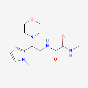 N1-methyl-N2-(2-(1-methyl-1H-pyrrol-2-yl)-2-morpholinoethyl)oxalamide