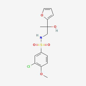 3-chloro-N-(2-(furan-2-yl)-2-hydroxypropyl)-4-methoxybenzenesulfonamide