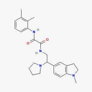 N1-(2,3-dimethylphenyl)-N2-(2-(1-methylindolin-5-yl)-2-(pyrrolidin-1-yl)ethyl)oxalamide