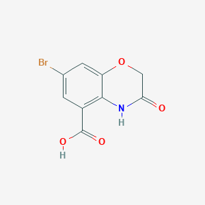 7-Bromo-3-oxo-4H-1,4-benzoxazine-5-carboxylic acid
