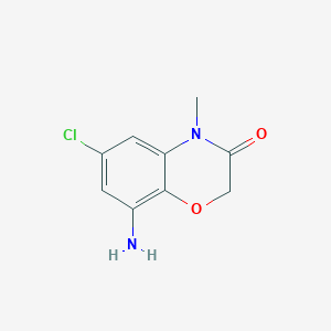 8-amino-6-chloro-4-methyl-3,4-dihydro-2H-1,4-benzoxazin-3-one