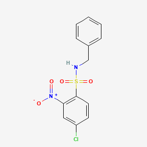 ((4-Chloro-2-nitrophenyl)sulfonyl)benzylamine