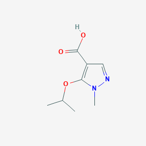 B2726293 5-Isopropoxy-1-methyl-1H-pyrazole-4-carboxylic acid CAS No. 1365960-93-5