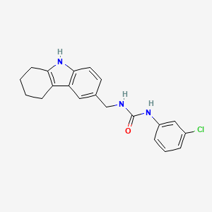 1-(3-chlorophenyl)-3-((2,3,4,9-tetrahydro-1H-carbazol-6-yl)methyl)urea