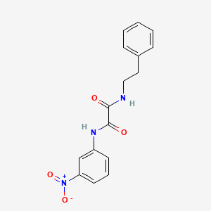 N1-(3-nitrophenyl)-N2-phenethyloxalamide