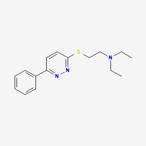 molecular formula C16H21N3S B2726367 N,N-diethyl-2-((6-phenylpyridazin-3-yl)thio)ethanamine CAS No. 941973-60-0