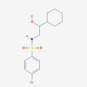 4-bromo-N-(2-cyclohexyl-2-hydroxyethyl)benzenesulfonamide