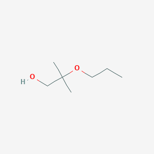 molecular formula C7H16O2 B2726500 2-Methyl-2-propoxypropan-1-ol CAS No. 75567-11-2