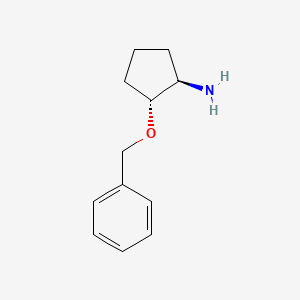 B2726515 (1R,2R)-2-(Benzyloxy)cyclopentanamine CAS No. 181495-36-3; 181657-56-7