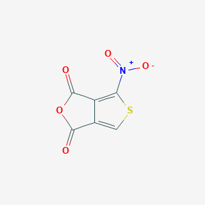 molecular formula C6HNO5S B2726547 4-nitro-1H,3H-thieno[3,4-c]furan-1,3-dione CAS No. 932032-16-1