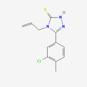 4-allyl-5-(3-chloro-4-methylphenyl)-4H-1,2,4-triazole-3-thiol