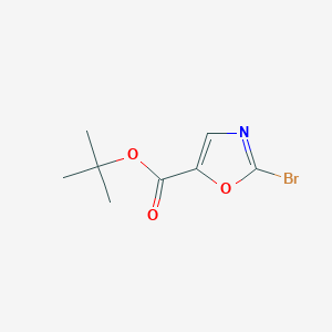 molecular formula C8H10BrNO3 B2726615 Tert-butyl 2-bromo-1,3-oxazole-5-carboxylate CAS No. 2377030-99-2