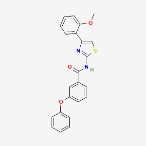 N-[4-(2-methoxyphenyl)-1,3-thiazol-2-yl]-3-phenoxybenzamide