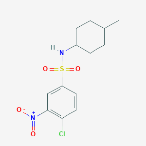 4-chloro-N-(4-methylcyclohexyl)-3-nitrobenzenesulfonamide