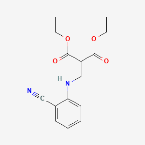 Diethyl {[(2-cyanophenyl)amino]methylidene}propanedioate