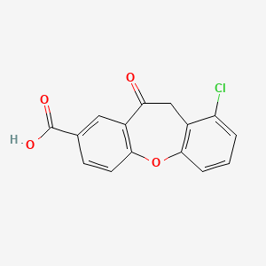 7-Chloro-5-oxo-6H-benzo[b][1]benzoxepine-3-carboxylic acid