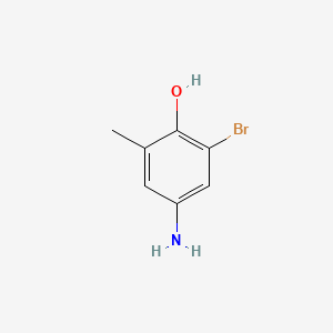 molecular formula C7H8BrNO B2726794 4-Amino-2-bromo-6-methylphenol CAS No. 848676-36-8