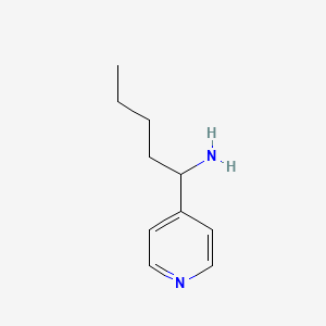 molecular formula C10H16N2 B2726814 1-(4-Pyridyl)pentylamine CAS No. 58088-83-8