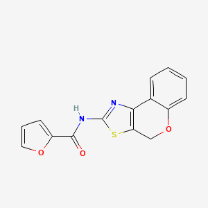 molecular formula C15H10N2O3S B2726834 N-(4H-chromeno[4,3-d]thiazol-2-yl)furan-2-carboxamide CAS No. 681159-22-8