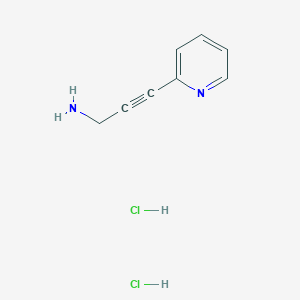 3-(Pyridin-2-yl)prop-2-yn-1-amine dihydrochloride