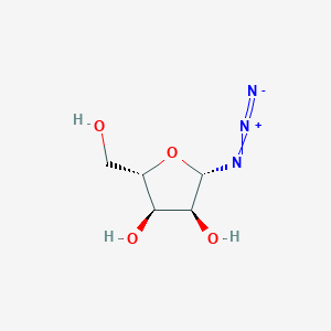 (2S,3S,4R,5S)-2-Azido-5-(hydroxymethyl)oxolane-3,4-diol