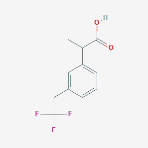 2-[3-(2,2,2-Trifluoroethyl)phenyl]propanoic acid
