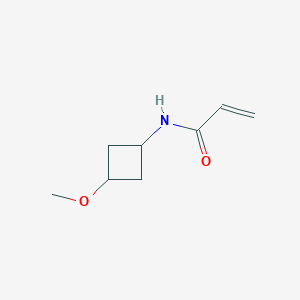 molecular formula C8H13NO2 B2727305 N-(3-Methoxycyclobutyl)prop-2-enamide CAS No. 1697045-18-3