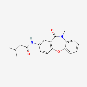 3-methyl-N-(10-methyl-11-oxo-10,11-dihydrodibenzo[b,f][1,4]oxazepin-2-yl)butanamide