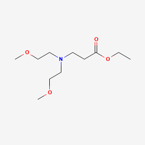 molecular formula C11H23NO4 B2727464 Ethyl 3-[bis(2-methoxyethyl)amino]propanoate CAS No. 473713-83-6