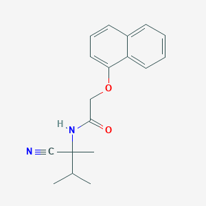 molecular formula C18H20N2O2 B2727467 N-(1-cyano-1,2-dimethylpropyl)-2-(naphthalen-1-yloxy)acetamide CAS No. 1110882-44-4