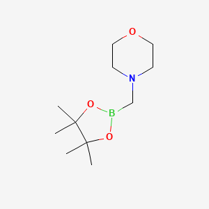 molecular formula C11H22BNO3 B2727473 4-((4,4,5,5-Tetramethyl-1,3,2-dioxaborolan-2-yl)methyl)morpholine CAS No. 70558-05-3
