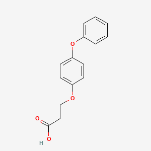 molecular formula C15H14O4 B2727515 3-(4-phenoxyphenoxy)propanoic Acid CAS No. 73316-22-0
