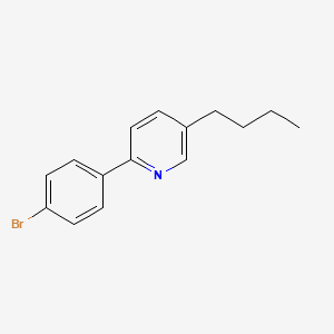 molecular formula C15H16BrN B2727533 2-(4-Bromophenyl)-5-butylpyridine CAS No. 99217-22-8