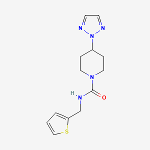 N-(thiophen-2-ylmethyl)-4-(2H-1,2,3-triazol-2-yl)piperidine-1-carboxamide