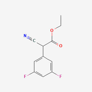Ethyl 2-cyano-2-(3,5-difluorophenyl)acetate