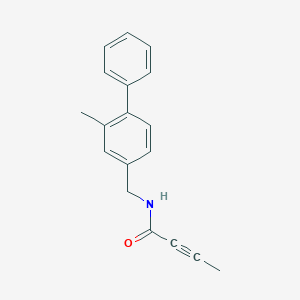 N-[(3-Methyl-4-phenylphenyl)methyl]but-2-ynamide