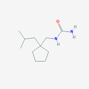 {[1-(2-Methylpropyl)cyclopentyl]methyl}urea