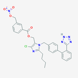 molecular formula C30H28ClN7O5 B027277 NO-Losartan A 