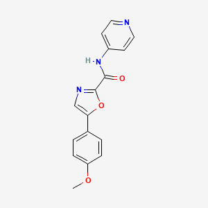 5-(4-methoxyphenyl)-N-(pyridin-4-yl)oxazole-2-carboxamide