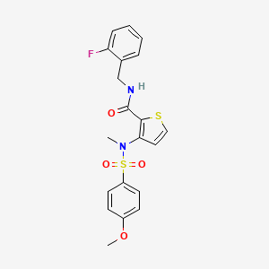 B2727754 1-[6-(acetylamino)-4-methylquinolin-2-yl]-N-(3-morpholin-4-ylpropyl)piperidine-4-carboxamide CAS No. 1116082-61-1