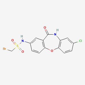 1-bromo-N-(8-chloro-11-oxo-10,11-dihydrodibenzo[b,f][1,4]oxazepin-2-yl)methanesulfonamide