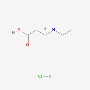 3-[Ethyl(methyl)amino]butanoic acid hydrochloride