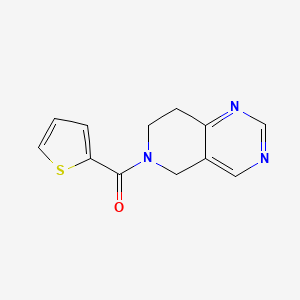 molecular formula C12H11N3OS B2727830 (7,8-二氢吡啶并[4,3-d]嘧啶-6(5H)-基)(噻吩-2-基)甲酮 CAS No. 1797868-41-7