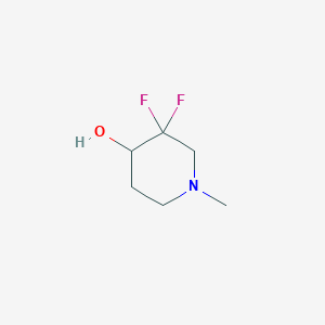 3,3-Difluoro-1-methylpiperidin-4-ol